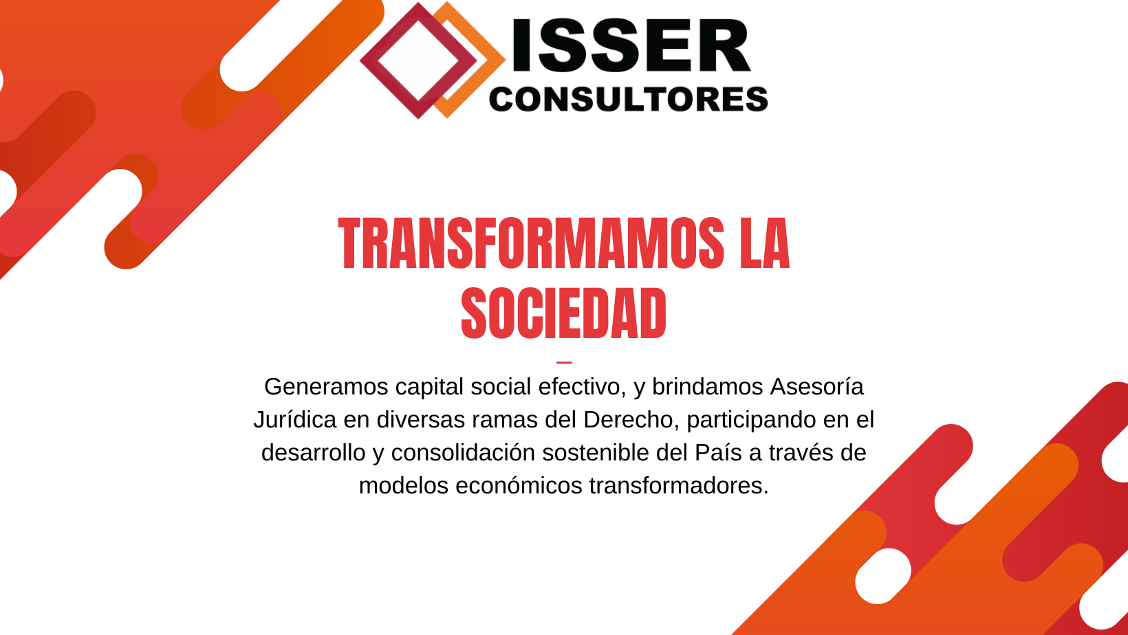 TRANSFORMAMOS LA SOCIEDAD